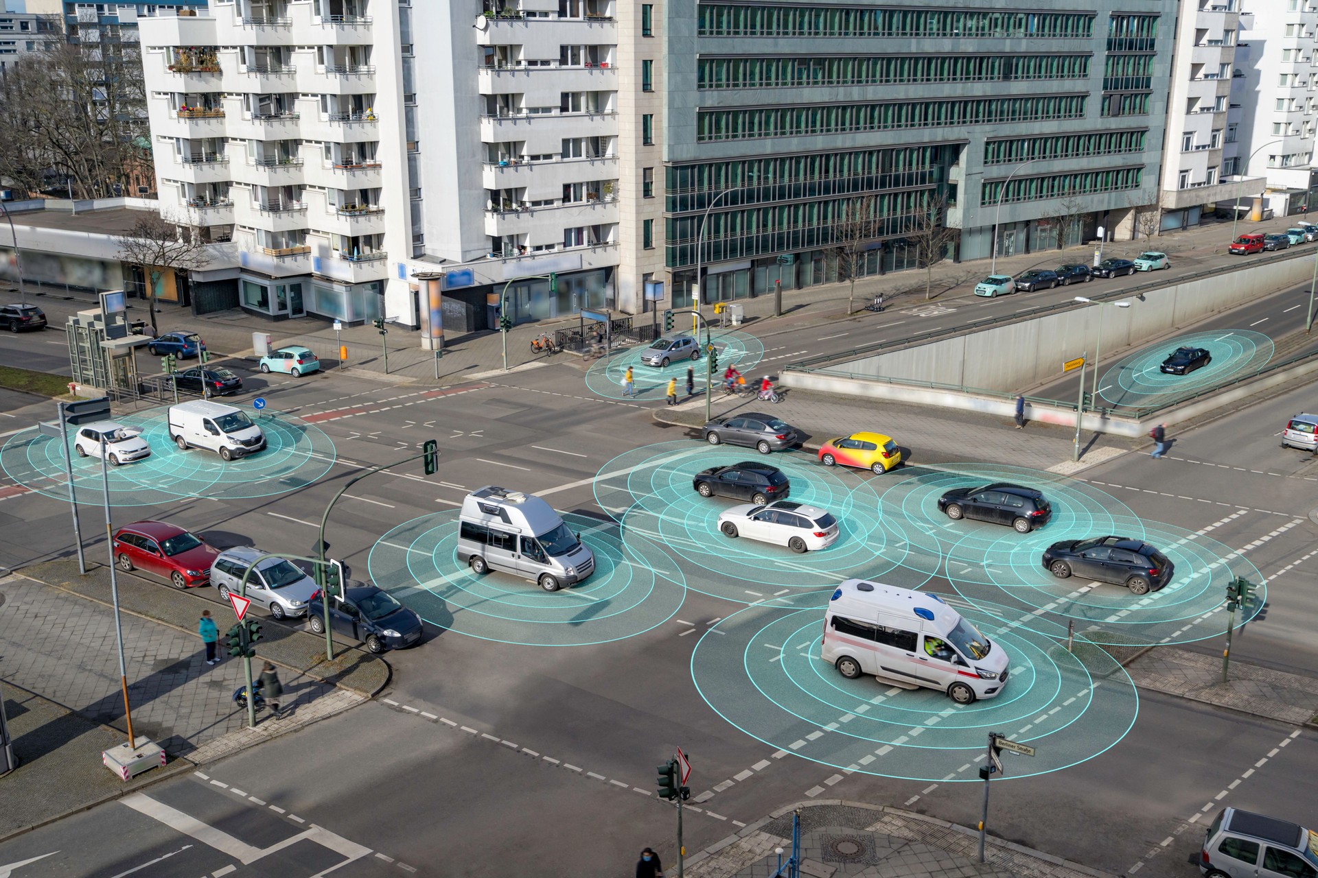 Autonomous Self Driving Cars on City Street